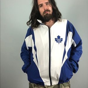 Vintage Toronto maple leafs 90s NHL JACKET
